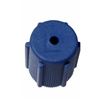 614 R134A Blue Low Side M8 X 1 Cap Round With Hole