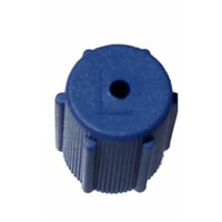 614 R134A Blue Low Side M8 X 1 Cap Round With Hole