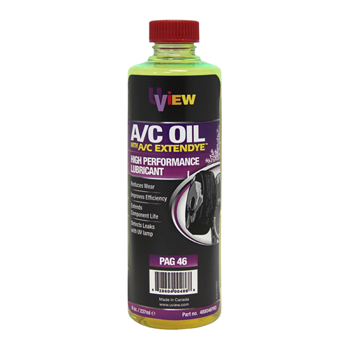 PAG 46 A/C Oil With ExtenDye High Performance Lubricant, 8 oz.