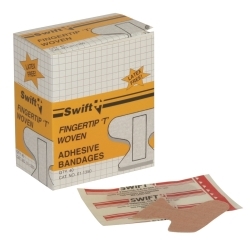 First Aid Woven Adhesive Fingertip 'T' Bandage (Box of 40)