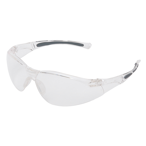 Plano Collection A800 Series Safety Glasses, Clear Lens/Frame