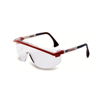 Astrospec 3000 Patriots RWB Safety Glasses with Clear Lens