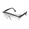 Astrospec 3000 Black Safety Glasses with Clear Lens