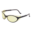 Banditâ„¢ Black Frame Safety Glasses with Amber Lens