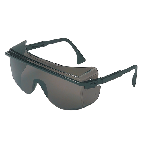 Astro Over-The-Glass Safety Glasses with Black Frames/Gray Lens