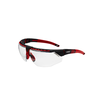 Uvex S2860 UVEX AVATAR GLASSES BLK/RED, CLEAR HC