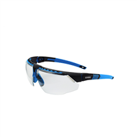 UVEX AVATAR GLASSES BLK/BLUE, CLEAR HC