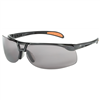 ProtegeÂ® Safety Glasses with Metallic Black Frames and Gray Lens with Harcoat Coating