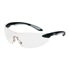 Igniteâ„¢ Black and Silver Frame Safety Glasses with Clear Lens