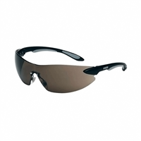 Ignite Safety Eyewear, Black and Silver Frame, Gray Hardcoat Lens