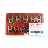 11 Piece 3/8" Drive Metric Flare Nut Crowfoot Wrench Set