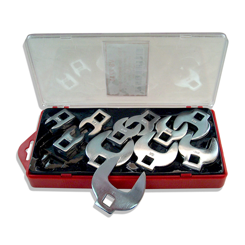 11-Piece 3/8" Drive SAE Crowsfoot Wrench Set