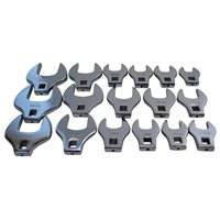 17-Piece 1/2" Drive Jumbo Crowfoot Wrench Set