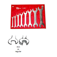 8-Piece Super Thin Wrench set SAE