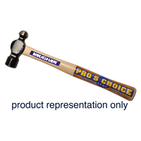 Vaughan 15430 12 in. 12 oz. Commercial Ball Peen Hammer with Wood Handle