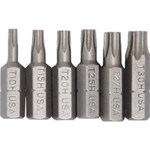 Tamp Bit Set 6pc Ns T10-T30 Dp - Power Tool Accessories