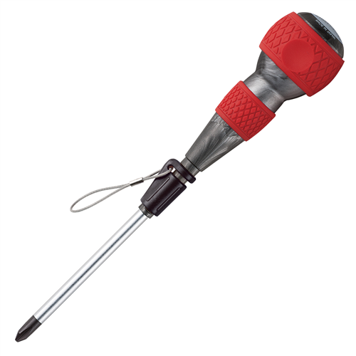 No.210ST Ball Grip Tethered Screwdriver PH2x125