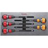 Vessel Tools 5-Piece 2200 Ball Ratchet Screwdriver Set in EVA FOAM