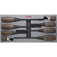 Vessel Tool U.S.A Inc 3308Eva Wood-Compo Non-Slip Sd 8Pc Set In Eva