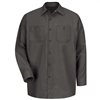 Workwear Outfitters Sp14Ch-Rg-L Long Sleeve Work Shirt Charcoal Large
