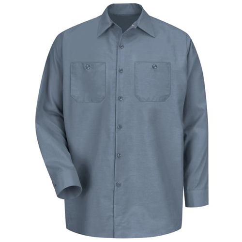 Workwear Outfitters Sp14Pb-Rg-4Xl Long Sleeve Work Shirt Postman Blue 4Xl