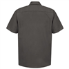 Workwear Outfitters Sp24Ch-Ss-L Short Sleeve Work Shirt Charcoal Large