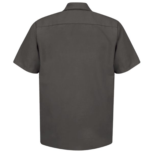 Workwear Outfitters Sp24Ch-Ss-M Short Sleeve Work Shirt Charcoal Medium