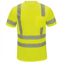 Workwear Outfitters Svy4Ab-Ss-M Performance Hi-Vis Short Sleeve Class 3 T-Shirt-Me