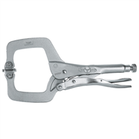 Vise-GripÂ® 11 in. Regular Tip Locking C-Clamp with Swivel Pads