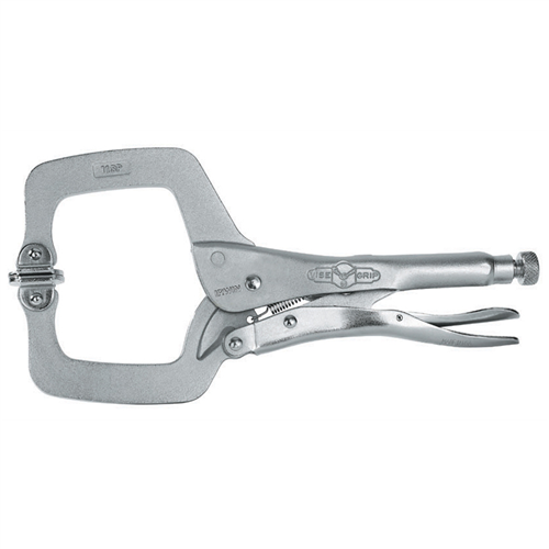 Vise-GripÂ® 11 in. Regular Tip Locking C-Clamp with Swivel Pads