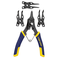 Vise-GripÂ® 6-1/2 in. Convertible Snap Ring Pliers, Internal and External