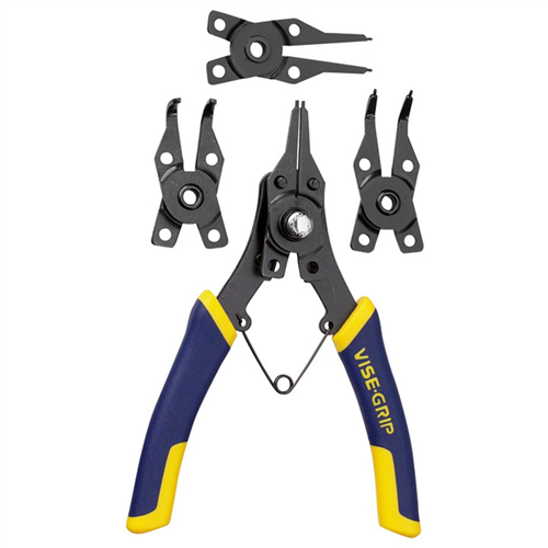 Vise-GripÂ® 6-1/2 in. Convertible Snap Ring Pliers, Internal and External