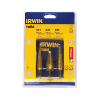 Vise-GripÂ® 3-Piece Titanium Coated Unibit Set