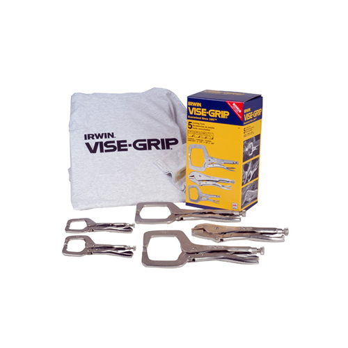 Vise-GripÂ® 5-Piece Welding Clamp Kit with T-Shirt