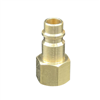 HIGH FLOW BRASS PLUG -  1/4'' NPT FEMALE - 20 PACK