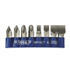 8 Piece Impact Driver Quality S2 Bit Set
