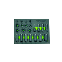 25 PC. 3/8" DR. SAE  IMPACT SOCKET SET