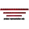 VIM Tools 16 in. Red Magrail TL Magnetic Socket Holder w/ 20 - 3/8 in. Studs