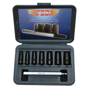 Vim Products P79 8 PIece Hollow Punch Set