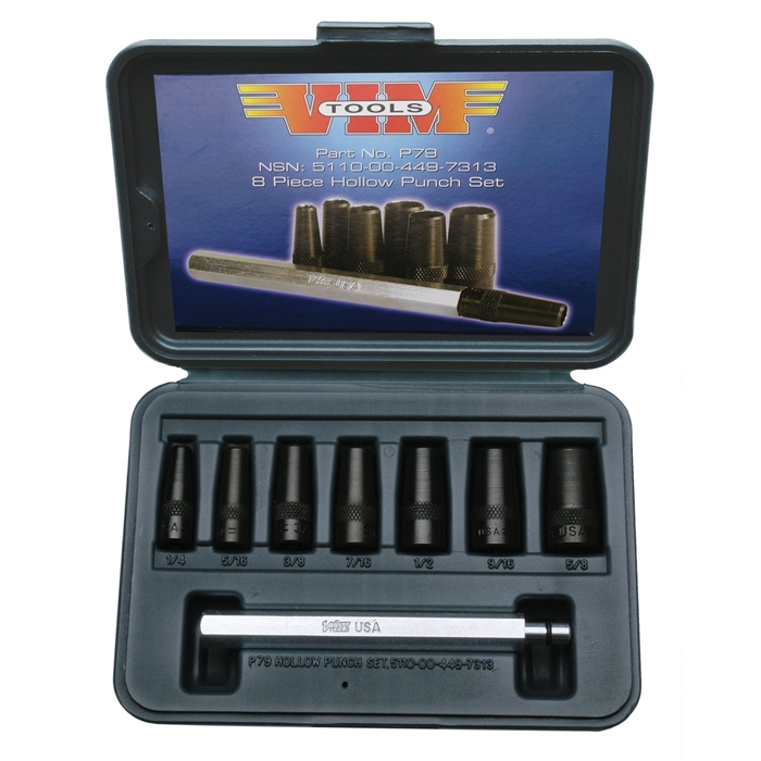 8 PIece Hollow Punch Set