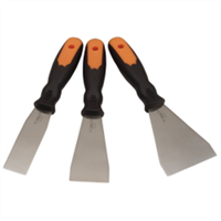 3-Piece Flexible Stainless Steel Putty Knife Set