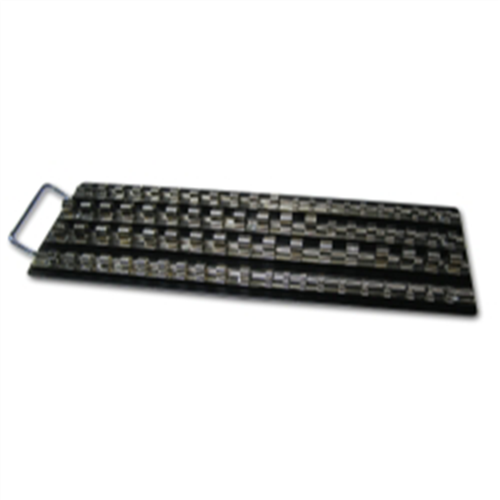 VIM Products 4 x 20-Clip Rails Socket Tray, Red