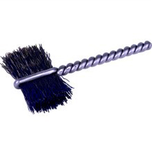 Burrite Type Power Tube Brush, 3/8" Diameter, .005 Wire Size, 2-1/8" Long, Flat Side Action