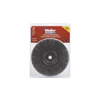 Bench Grinder Wire Wheel, 8" Diameter, Coarse Crimped Wire, Narrow Face, 5/8" Arbor