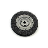 Bench Grinder Wire Wheel, 8" Diameter, Coarse Crimped Wire, Wide Face, 5/8" Arbor