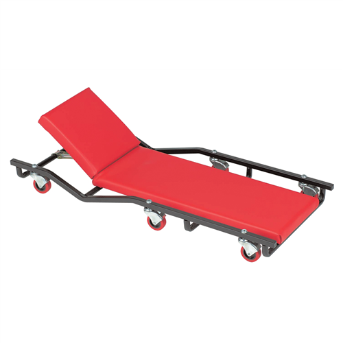 Adjustable Headrest 40" Red Creeper