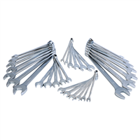  30492 Set Includes - Inch 1/4, 5/16, 3/8, 7/16, 1/2, 9/1