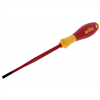 32052 Insul. Slimline Slotted Screwdriver W/ Cushion Gri
