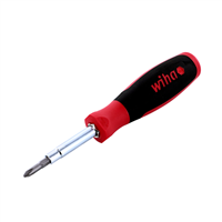 77890 Wiha 6Inone Multi-Driver W/  4 Essential Screwdriv