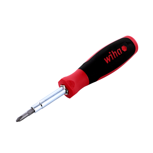 77890 Wiha 6Inone Multi-Driver W/  4 Essential Screwdriv